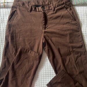 Lululemon Athletica Brown Chinos Cotton-Blend Casual